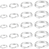 24Pcs 4 Styles 925 Sterling Silver Split Jump Rings STER-SC0001-43-1
