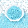 6/0 Inside Colours Transparent Glass Seed Beads SEED-T007-07E-1