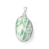 Natural Sea Shell Pendants SHEL-F005-01P-3