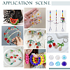 12 Strands 6 Colors Glass Beads Strands EGLA-GO0001-07A-6