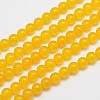 Natural & Dyed Malaysia Jade Bead Strands G-A146-6mm-A03-1
