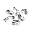 Iron Clip-on Earrings Findings IFIN-L032-01P-1