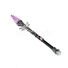 Natural Quartz & Metal Dragonfly Magic Wand PW-WG28313-02-1