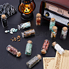 Globleland 13Pcs 13 Style Transparent Glass Wishing Bottle Decoration AJEW-GL0001-81-4