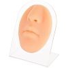 Soft Silicone Nose Flexible Model Body Part Displays with Acrylic Stands ODIS-WH0002-20-1