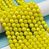 Opaque Glass Beads Stands EGLA-A035-P8mm-D04-2