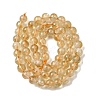Heated Natural Citrine Beads Strands G-D323-A01-6mm-B-3