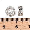 304 Stainless Steel Rhinestone Spacer Beads LS-STAS-P444-01B-P-3