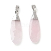 Natural Rose Quartz Pendants GG-CBA9F30-03P-07-1