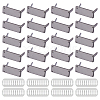20Pcs Zinc Alloy Rectangle Bag Decorative Clasps PURS-FH0001-14B-1