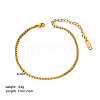 Stylish Titanium Steel Box Chain Bracelets for Women XR9988-6-1