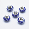 Handmade Polymer Clay European Beads LS-CLAY-K002-C17-1