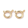Eco-friendly Brass Spring Ring Clasps X-KK-D082-01B-G-1