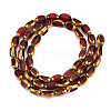 Electroplate Glass Beads Strands EGLA-N008-015D-2