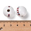 Natural Wood European Beads WOOD-S059-01F-3