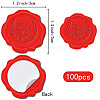 CRASPIRE Adhesive Wax Seal Stickers DIY-CP0010-58J-2