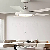 2Pcs Glass Charms Ceiling Fan Pull Chain Extenders HJEW-LP00054-3
