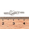 Anti-Tarnish 925 Sterling Silver Lobster Claw Clasps STER-P055-03A-P-3