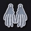 DIY Skeleton Hand Pendants Silicone Statue Molds DIY-D060-14-2