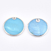 Freshwater Shell Pendants SSHEL-T007-03-2