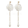 Acrylic Ear Studs EJEW-JE06143-1