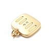 Rack Plating Brass Pendants KK-Q017-31G-2