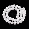 Dyed Natural White Jade Beads Strands G-T138-S01-2