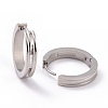 201 Stainless Steel Hinged Hoop Earrings with 304 Stainless Steel Pins for Women EJEW-G298-02P-2