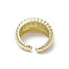 Rack Plating Brass Open Cuff Ring RJEW-K257-43G-3