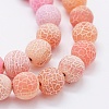 Natural Weathered Agate Beads Strands G-K261-01-10mm-3