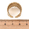 V-Shaped 304 Stainless Steel Cuff Ring Components SA-CBAC0DF-01A-G-3