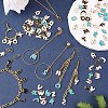 104Pcs Letter A~Z Alloy Enamel Pendant Charms JX170A-6