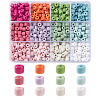 600Pcs 12 Colors Opaque Acrylic Beads MACR-CJ0001-66-1