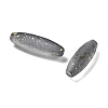 Frosted Glass Beads FGLA-L001-001G-2