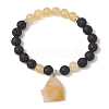 Natural Gemstone Beaded Bracelets for Women BJEW-JB11476-3