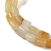 Natural Topaz Jade Beads Strands G-G085-A12-01-3