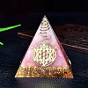 Natural Rose Quartz Orgone Stone Pyramid PW-WG8ED82-05-1