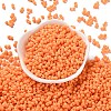 Rubberized Style Glass Seed Beads SEED-Z003-01I-2