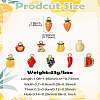 20Pcs 10 Styles Alloy Enamel Pendants FIND-CJ0003-68-8