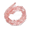 Cherry Quartz Glass Beads Strands G-Q167-B20-01-3