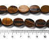 Natural Tiger Eye Beads Strands G-P559-B25-01-5