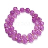 Dyed Imitation Jade Glass Beads Strands GL-Z001-02A-03-3