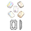 K9 Glass Rhinestone Cabochons RGLA-N002-11A-1