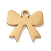 304 Stainless Steel Charms LS-STAS-R003-01G-04-1