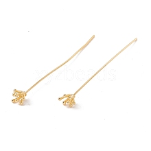 Brass Flower Head Pins FIND-B009-03G