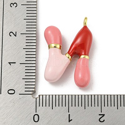 Brass Enamel Pendants KK-E093-03G-N-1