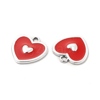 UV Plating Alloy Enamel Pendants ENAM-M057-01P-1