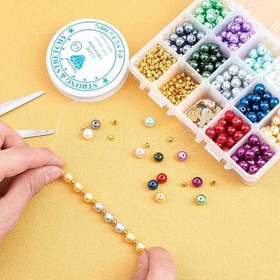 DIY Stretch Bracelet Making Kits DIY-SC0010-77-1
