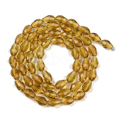 Transparent Glass Beads Strands EGLA-N013-T10mm-D08-1