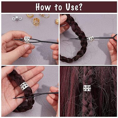 Twisted Hair Coil Dreadlock Beads FIND-NB0001-58-1